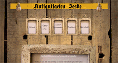 Desktop Screenshot of antiquitaeten-jeske.de